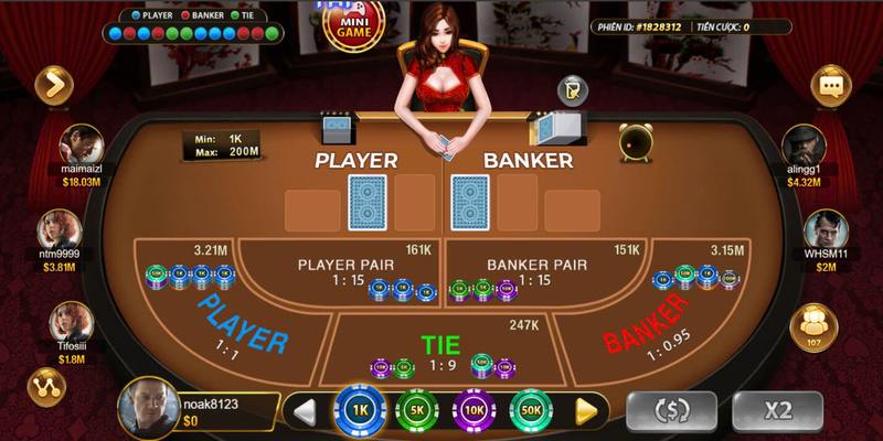Game bài casino XVIP giao diện đẹp