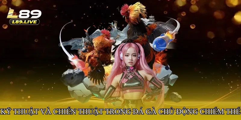 Kỹ thuật và chiến thuật trong đá gà chủ động chiếm thế